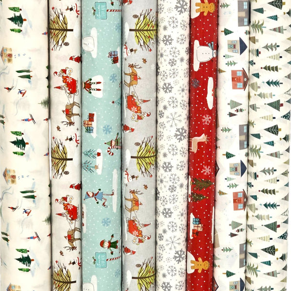 christmas oilcloth