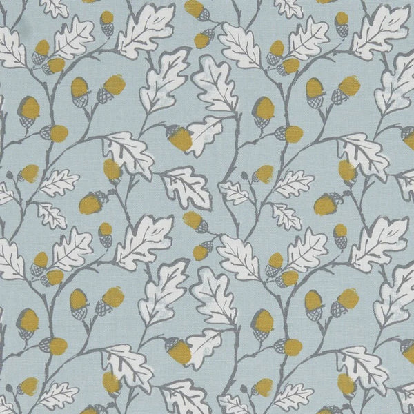 Acorn Trail  Duckegg Oilcloth Tablecloth by Clarke and Clarke 100cm x 132cm - Warehouse Clearance