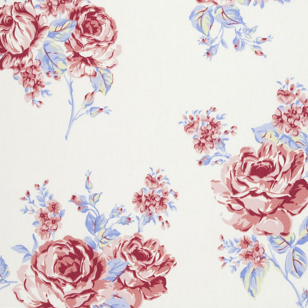 Flora Rose Multi Oilcloth Tablecloth by Clarke and Clarke 80cm x 132cm - Warehouse Clearance