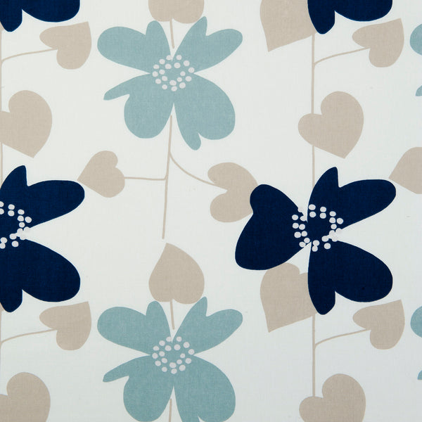 Freya Modern Floral Mineral Oilcloth Tablecloth