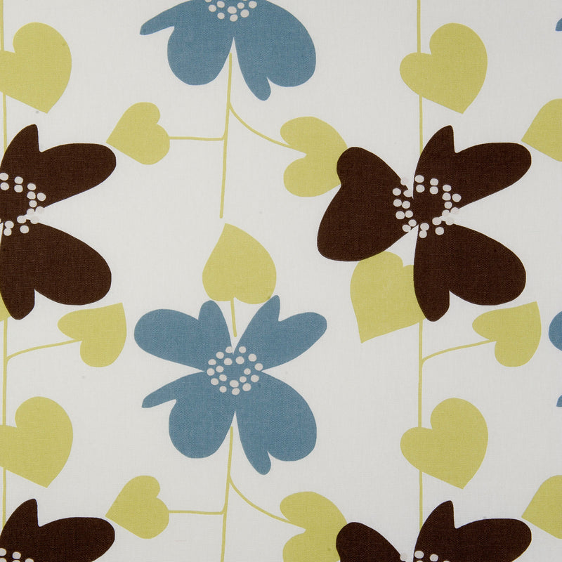 Freya Modern Floral Wasabi Oilcloth Tablecloth