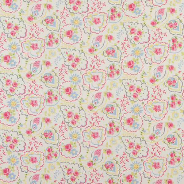 Paisley Rose Chintz Oilcloth Tablecloth