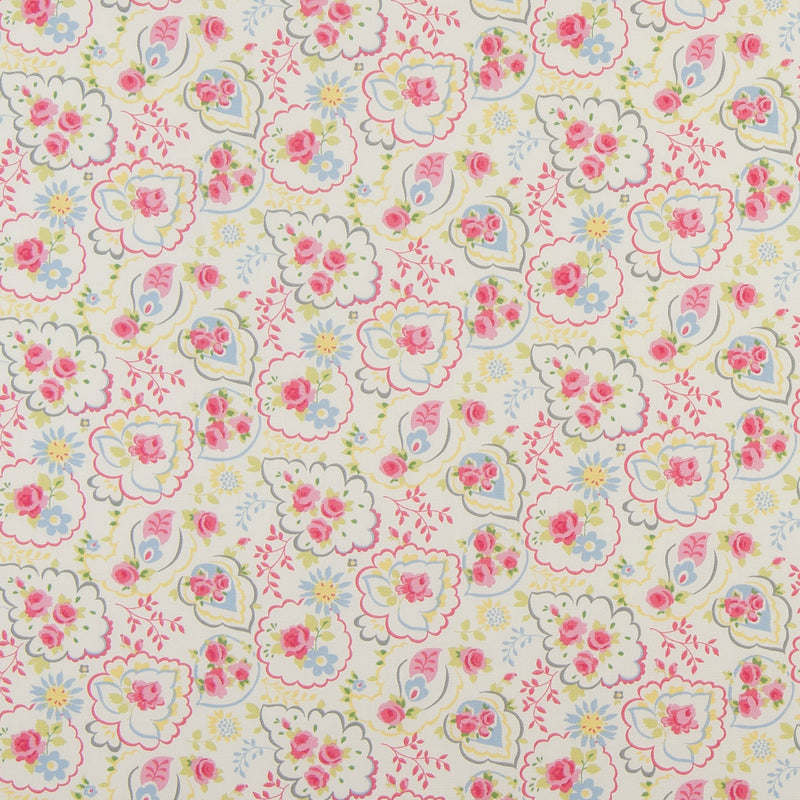 Paisley Rose Chintz Oilcloth Tablecloth