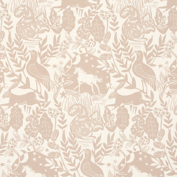 Westonbirt Taupe Mystical Oilcloth Tablecloth