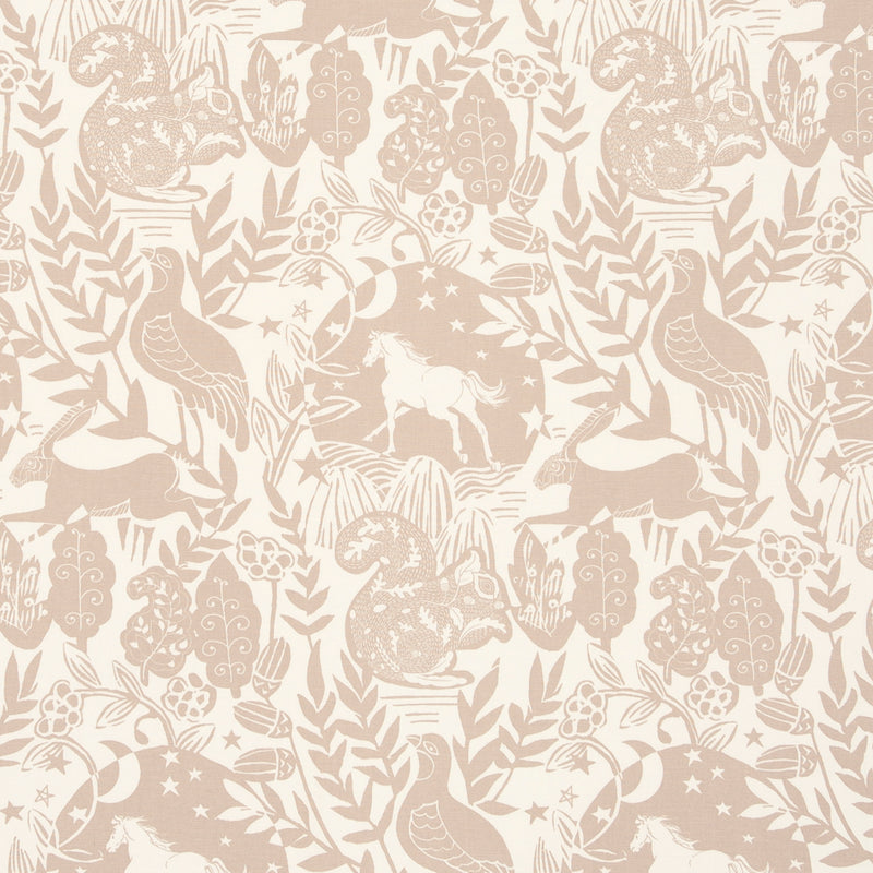 Westonbirt Taupe Mystical Oilcloth Tablecloth