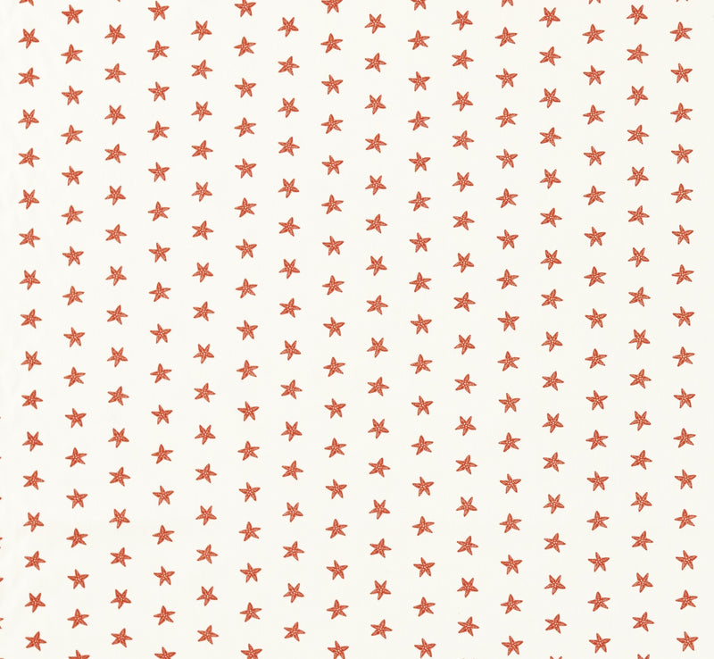 Seastar Coral Orange Star Fish Matt Oilcloth Table Cloth