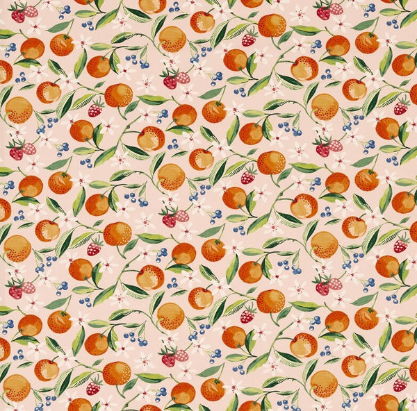 Orange Blossom Blush  Matt Oilcloth Tablecloth