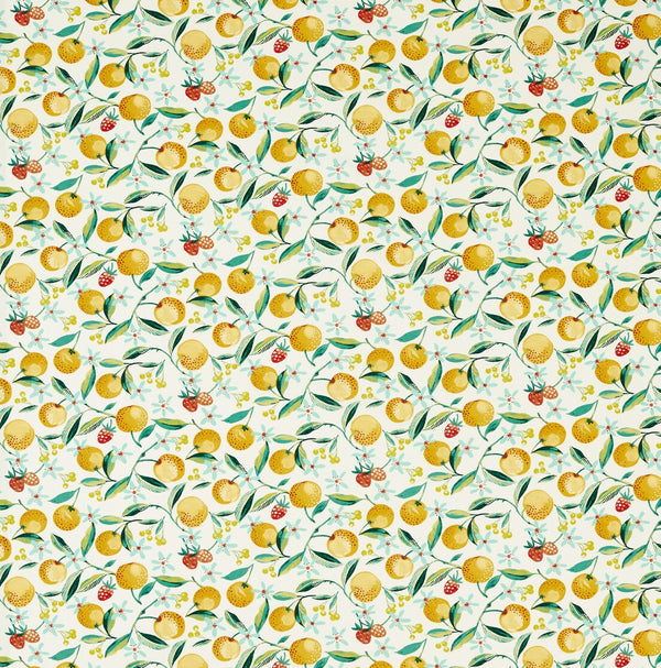 Orange Blossom Citron Matt Oilcloth Tablecloth