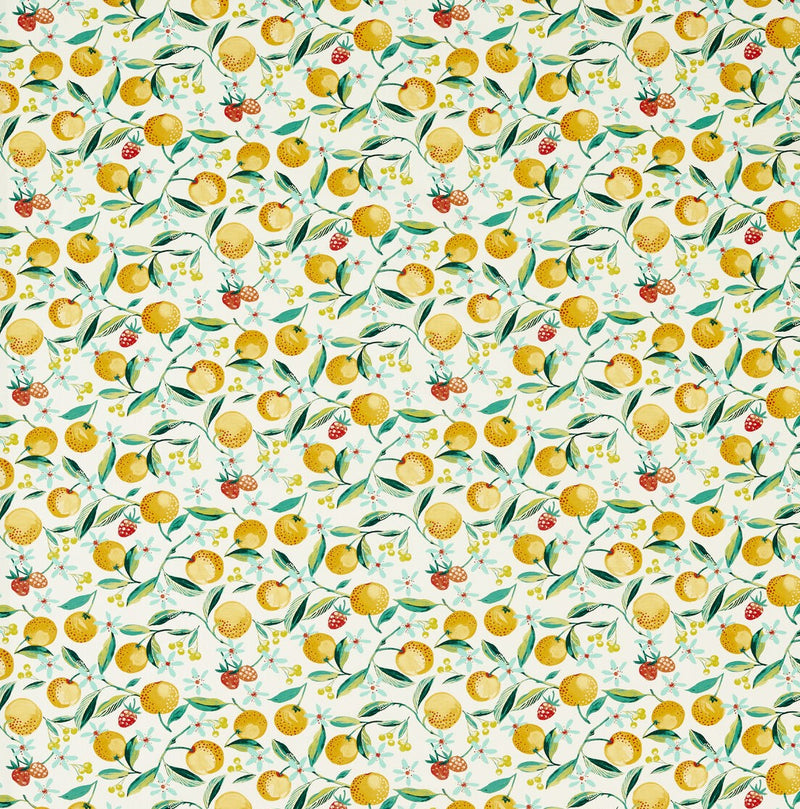 Orange Blossom Citron Matt Oilcloth Tablecloth