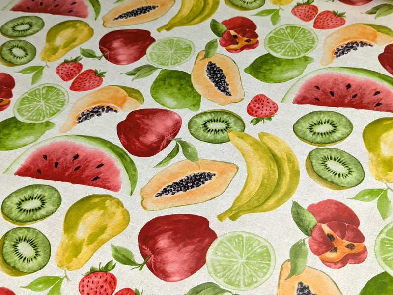 Vintage Fruit Vinyl Tablecloth