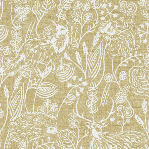 Westleton Ochre Woodland Oilcloth Tablecloth