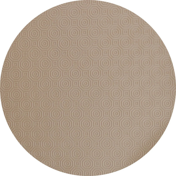 Table Protector Beige ROUND  120cm - Warehouse Clearance