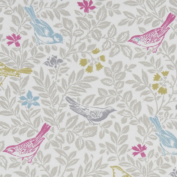 Bird Song Summer Oilcloth Tablecloth by Clarke and Clarke 160cm x 132cm - Warehouse Clearance