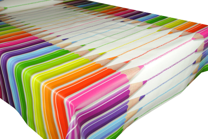 Crayons Multi 130cm x 140cm-Warehouse Clearance