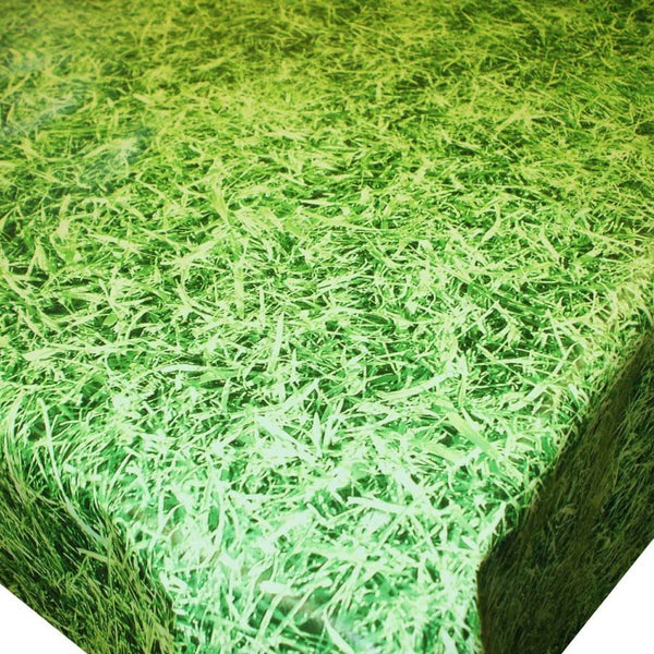 Grass Green PVC Vinyl Wipe Clean Tablecloth  250cm x 140cm Warehouse Clearance