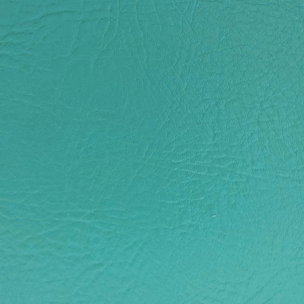 Teal Faux Leather Textured Upholstery Vinyl, FR