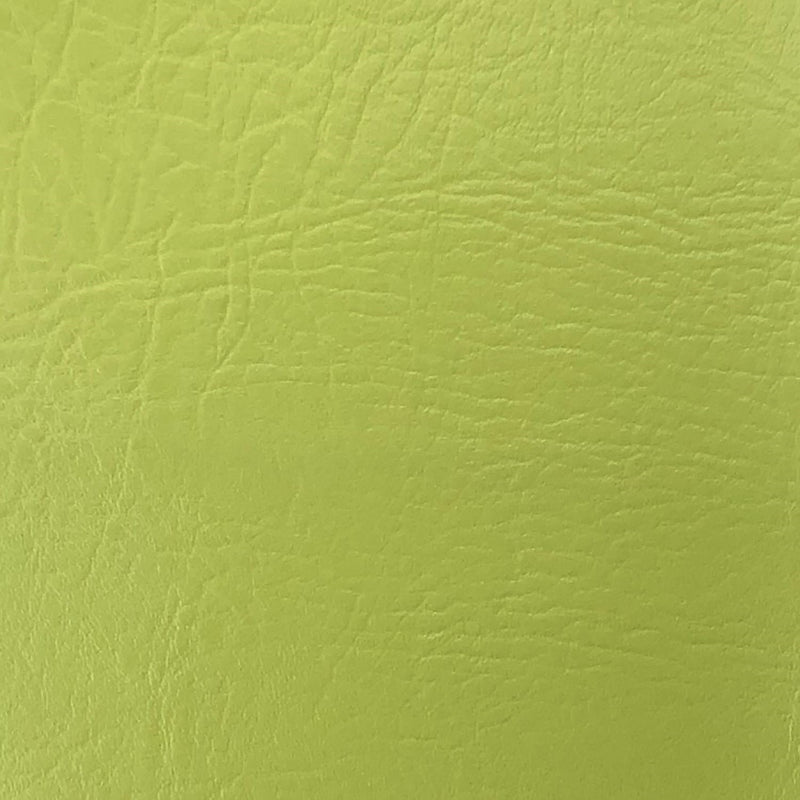 Apple Green Faux Leather Textured Upholstery Vinyl, FR