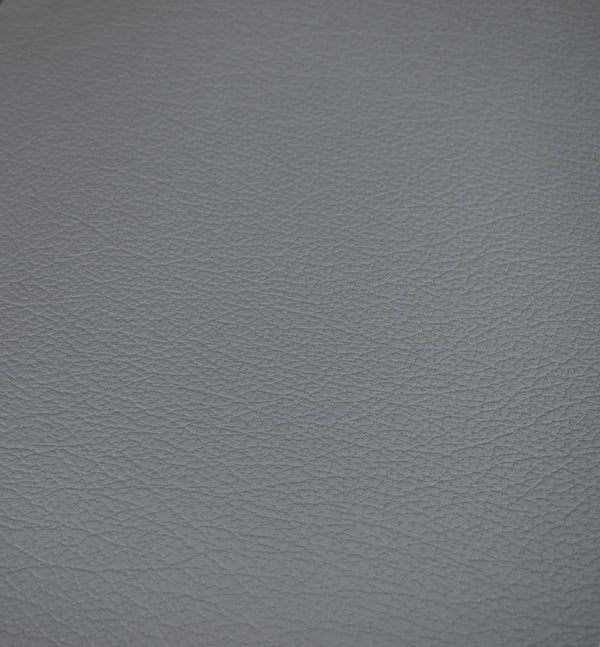 Grey  Grain Faux Leather Textured Upholstery Vinyl , FR,