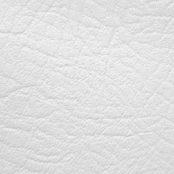 White HD Grain Faux Leather Textured Upholstery Vinyl, FR