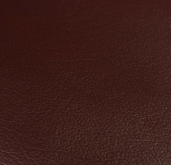 Burgundy Red Grain Faux Leather Textured Upholstery Vinyl, FR