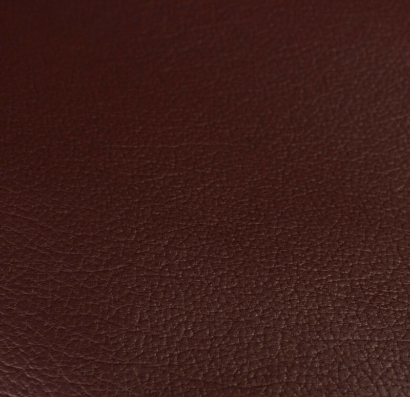 Burgundy Red Grain Faux Leather Textured Upholstery Vinyl, FR