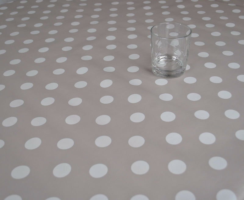 Stone Smartie Spot PVC Vinyl Tablecloth 20 Metres x 140cm